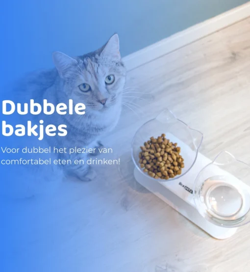 ACE Pets Ergonomische Voerbak Kat - Kattenvoerbakjes - Drinkbak Kat - Kat Voerbak -Dierenwinkel