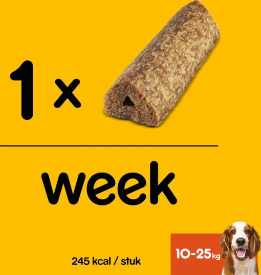 Pedigree Good Chew Hondensnack Medium - Rund - 14 X 88 Gr -Dierenwinkel