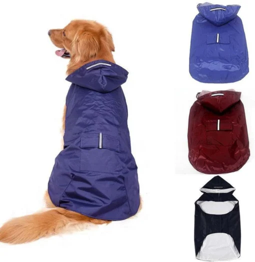 Honden Regenjas Zwart - Honden Poncho - Maat XL (ruglengte 40cm) -Dierenwinkel 1169x1200 3