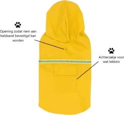 Regenjas Hond Maat XXL Hondenjas Jas Honden Puppy Hondenkleding - Geel - Dutchwide -Dierenwinkel 1200x1114 7