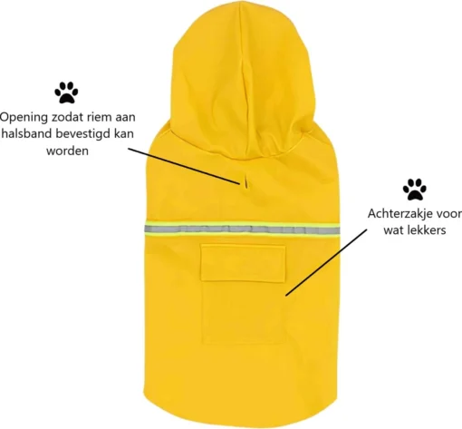 Regenjas Hond Maat XXL Hondenjas Jas Honden Puppy Hondenkleding - Geel - Dutchwide -Dierenwinkel 1200x1114 7