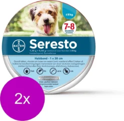 Seresto Teken- En Vlooienband Small - Anti Tekenmiddel - 2 X 38 Cm Tot 8 Kg -Dierenwinkel 1200x1174