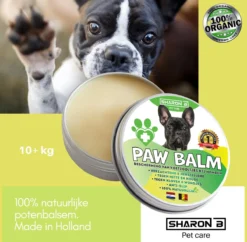 100% Natuurlijke Potenbalsem - Paw Balm - Voor Honden - Van 10-20 Kg - Beschermt Voetzooltjes - Tegen Kloven, Wondjes, Ontstekingen - Made In Holland -Dierenwinkel 1200x1178 13