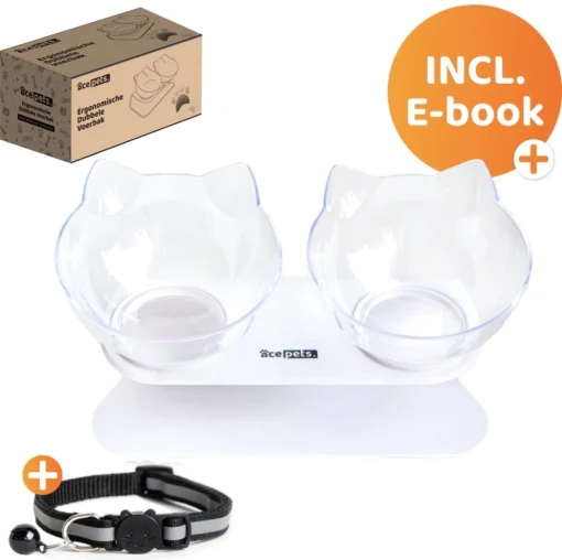 ACE Pets Ergonomische Voerbak Kat - Kattenvoerbakjes - Drinkbak Kat - Kat Voerbak -Dierenwinkel 1200x1195 5