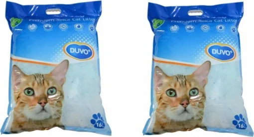 Duvo Silica Premium - Kattenbakvulling - 2 X 16L -Dierenwinkel 1200x646 2