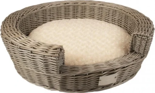 Duvo Hondenmand Provence Rieten Instapmand & Kussen 62x62x18cm -Dierenwinkel 1200x727 2