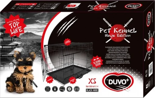 Duvo Draadkooi Ninja Met Schuifdeur Maat - L -Dierenwinkel