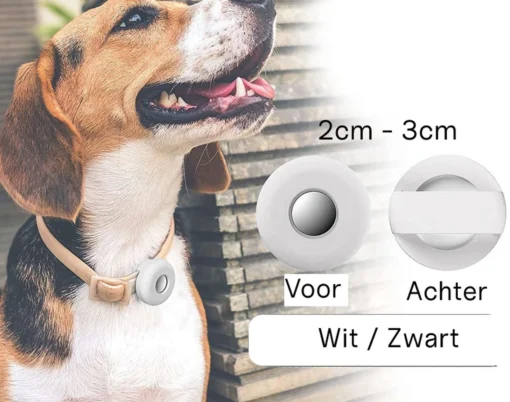 2 Stuks - Siliconen Tracker Hoesje - Geschikt Voor Apple Airtag - Halsband Tag Houder - Huisdier Halsband Hoes - Tracker Riem Bevestiging En Bescherming - Voor Katten En Honden - Beschermende Hoes - Huisdieren Halsband Tracker Houder - Zwart / Wit -Dierenwinkel 1200x946 3