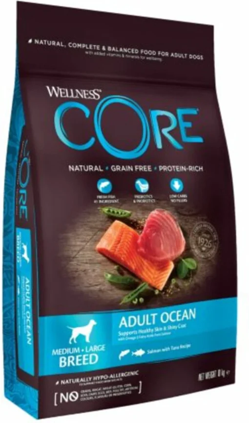 Wellness Core Grain Free Dog Ocean Zalm&Tonijn - Hondenvoer - 10 Kg -Dierenwinkel 708x1200 1